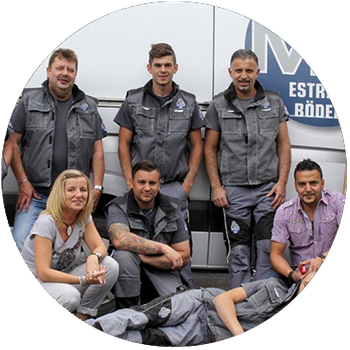 Das Team von MD Estrichböden